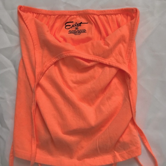 Tank top bright fluorescent orange - Picture 3 of 3